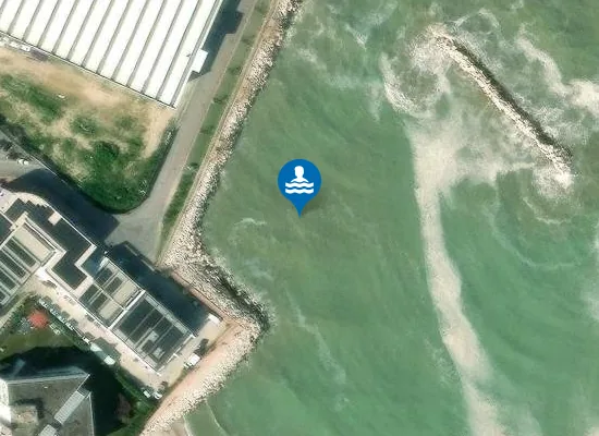 Satellite image of SASSONIA NORD C/O IST. BIOLOGIA MARINA