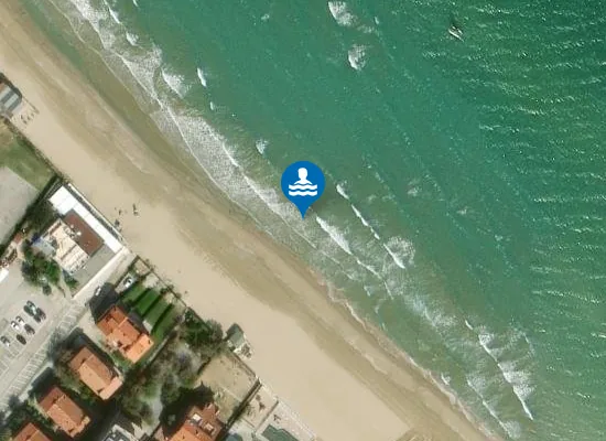 Satellite image of PONTE SASSO - VIA AMMIRAGLIO CAPPELLINI CIV.44