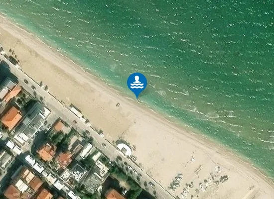 Satellite image of VIALE COLOMBO N. 45