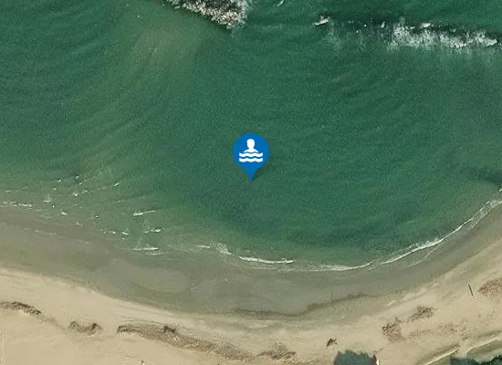 Satellite image of VIA PARIGI N. CIVICO 8