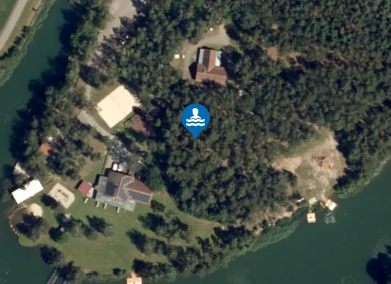 Satellite image of BERGWERKSEE, LANGAU