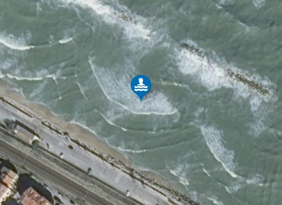 Satellite image of VIA DEI GABBIANI