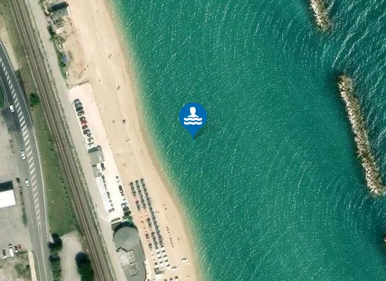 Satellite image of DI FRONTE AL SOTTOPASSAGGIO FERROVIARIO