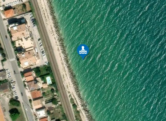 Satellite image of 100 M NORD FOSSO ALVATA