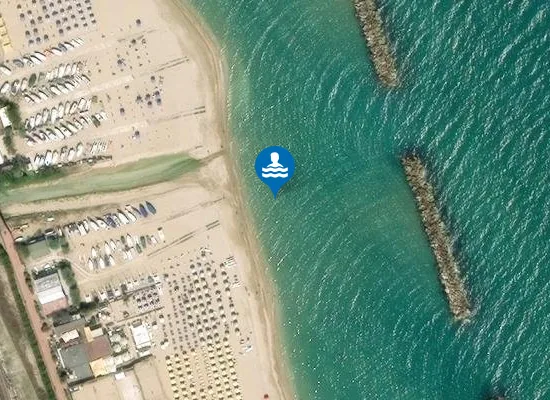 Satellite image of IN DIREZIONE FOSSO A MARE