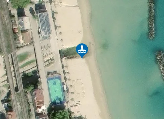 Satellite image of DAVANTI TORRENTE SAN EGIDIO