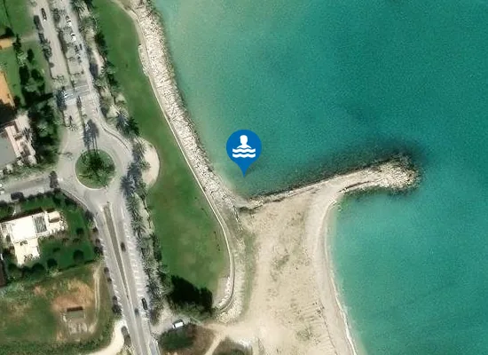 Satellite image of 150 M NORD FOCE TESINO