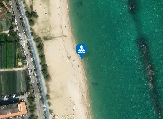 Satellite image of 250 M SUD FOCE TESINO