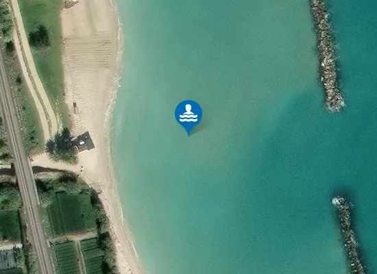 Satellite image of DAVANTI FOSSO SAN GIULIANA