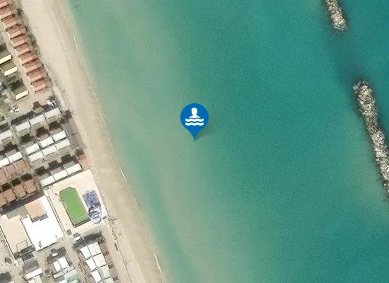 Satellite image of 650 M SUD FOSSO DELLA TORRE