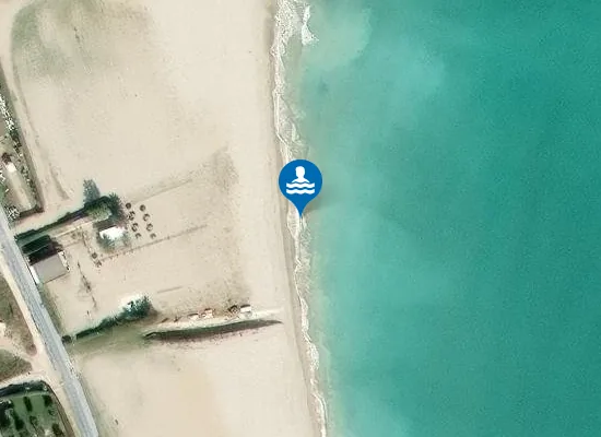 Satellite image of 150 M SUD FOCE ETE VIVO