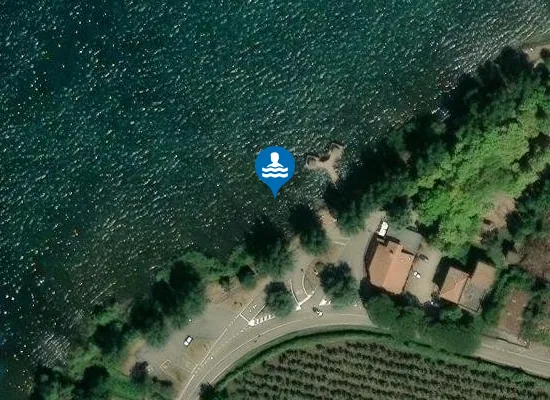 Satellite image of DISTRIBUTORE CARBURANTE