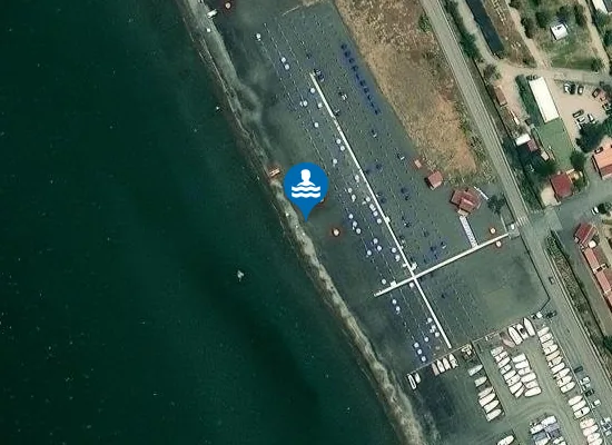 Satellite image of DEPOSITO BARCHE CAMPING TUSCIA TIRRENICA