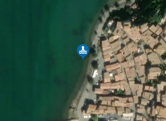 Satellite image of 250 MT SX CHIOSCO PIAZZETTA ANGUILLARA