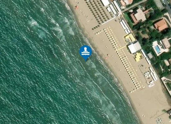 Satellite image of 250 MT DX FOCE FOSSO SCHIAVO