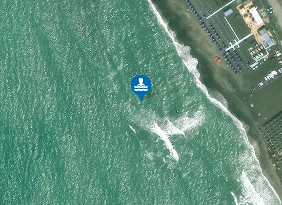 Satellite image of 250 MT DX FOSSO ZAMBRA