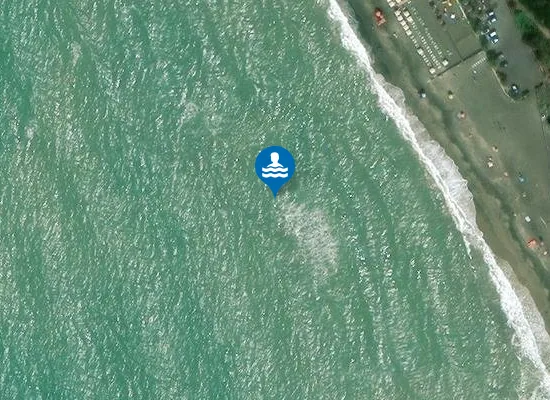 Satellite image of RIMESSAGGIO BARCHE RENZI-MT 1000 PNT.49