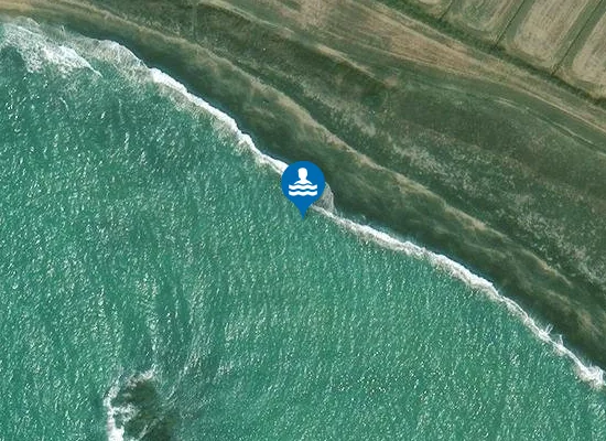 Satellite image of 250 MT DX FOCE FOSSO TURBINO