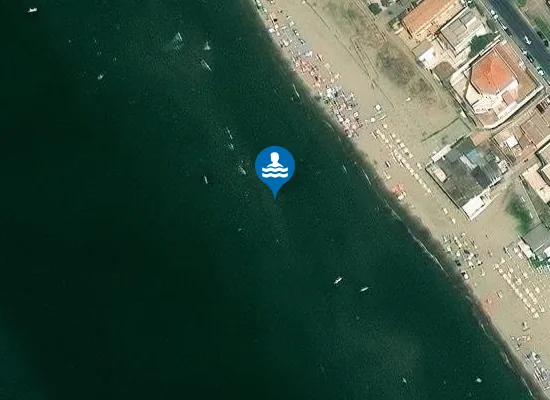 Satellite image of 250 MT SX FOCE FOSSO ORFEO