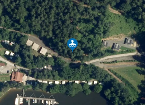 Satellite view of DOBRASTAUSEE, PÖLLA