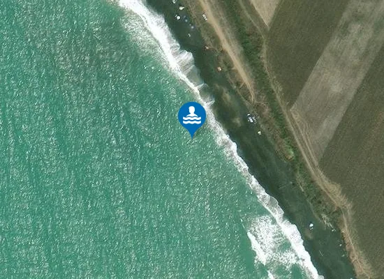 Satellite image of 250 MT SX POLIGONO MILITARE