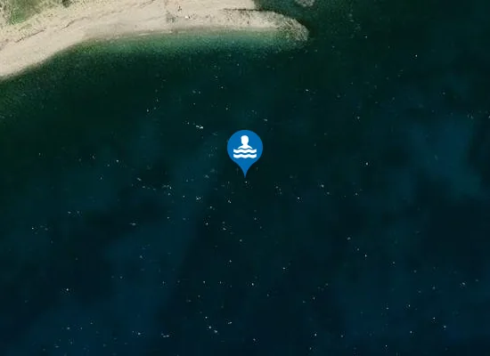 Satellite image of 250 MT DX FOCE FOSSO CASTEL SECCO