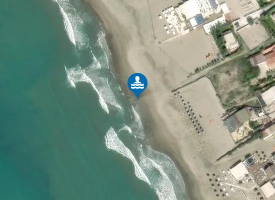 Satellite image of 250 MT SX FOCE FIUME ARRONE