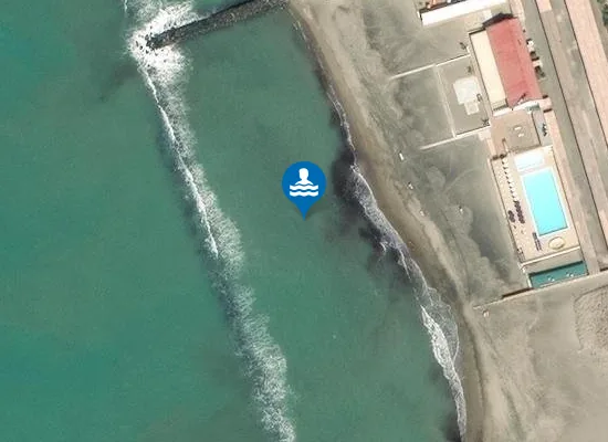 Satellite image of 2000 MT DX COLLETTORE ACQUE ALTE E BASSE