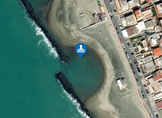 Satellite image of 1250 MT DX FIUMARA PICCOLA