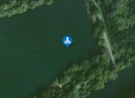 Satellite image of HIRSCHAU BAGGERSEE