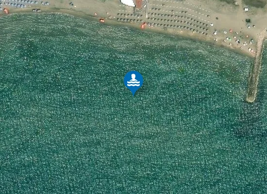 Satellite image of 1400 MT DX ACQUE ALTE-FOCE VERDE