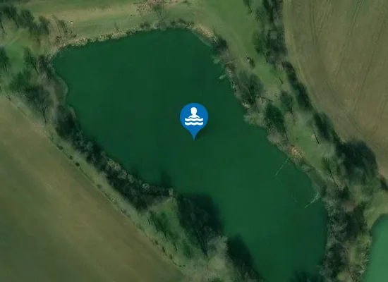 Satellite image of RINDERFELD BADESEE