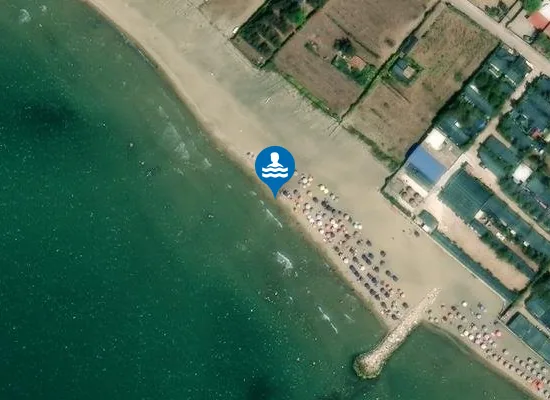 Satellite image of 1400 MT SX FIUME GARIGLIANO