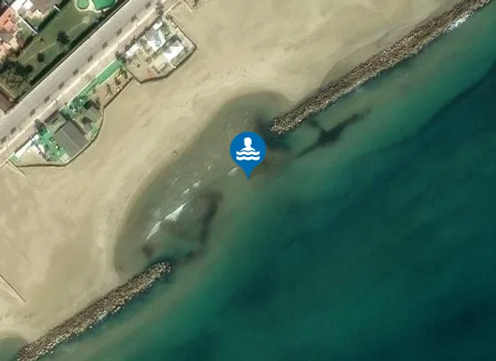 Satellite image of 50 MT DX CANALE RIO TORTO