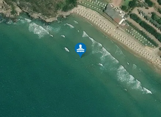 Satellite image of LOC.BAZZANO INIZIO SPIAGGIA
