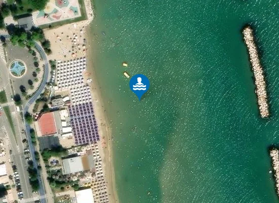 Satellite image of 250 MT A SUD FOCE F. VIBRATA