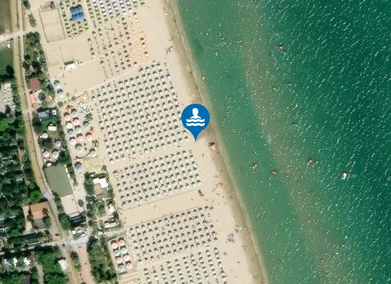 Satellite image of 430 MT A SUD FOCE F. SALINELLO