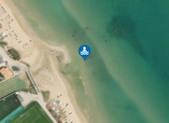 Satellite image of ZONA ANTISTANTE FOCE F. CALVANO