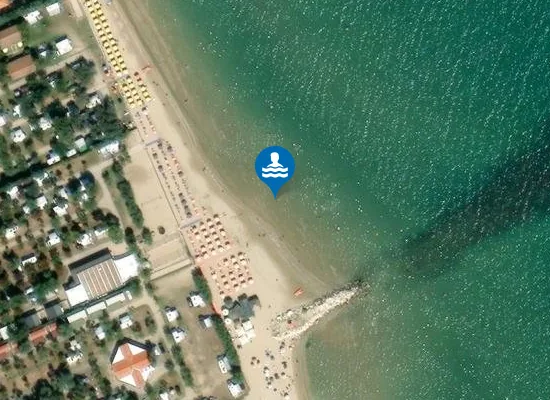 Satellite image of 50 MT NORD FOCE T. BORSACCHIO