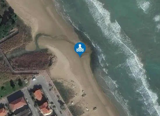 Satellite image of ZONA ANTISTANTE FOCE T. CERRANO