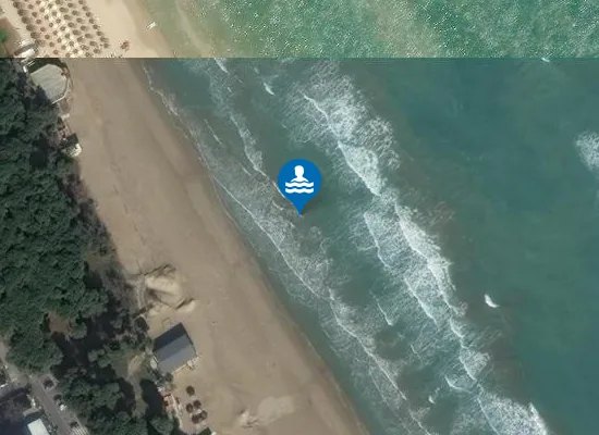 Satellite image of ZONA ANT. VIA FORCELLA ANGOLO VIA ARENILE NORD