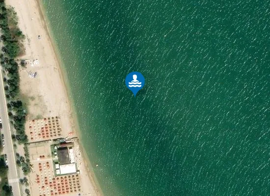 Satellite image of 250 MT NORD FOCE F. VIBRATA