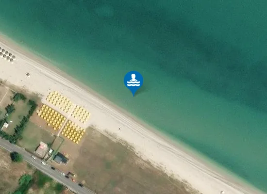 Satellite image of 800 MT A NORD FOCE FIUME SANGRO