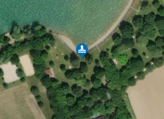 Satellite image of SCHUTTERWALD BADESEE