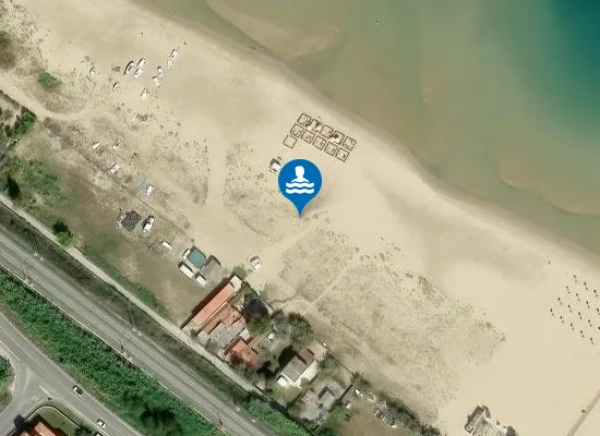 Satellite image of 200 MT A SUD FOCE F. ARIELLI