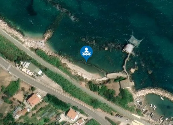 Satellite image of ZONA ANTISTANTE KM 482.700