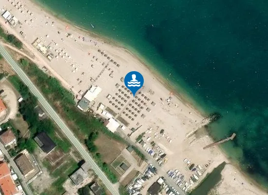 Satellite image of 100 MT A NORD FOCE F. FELTRINO