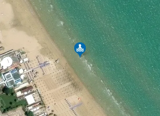Satellite image of 300 M NORD PONTILE MARINA DI VASTO