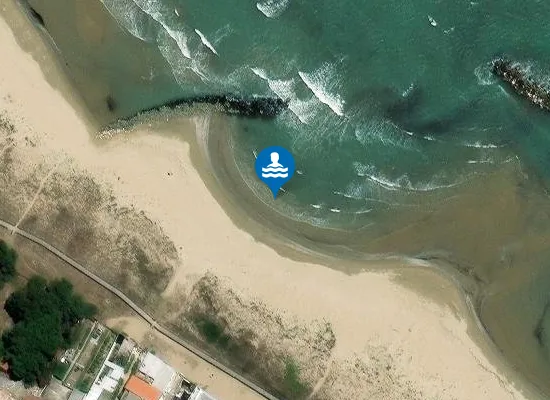 Satellite image of RIO VIVO 50 M. SUD RIO SEI VOCI