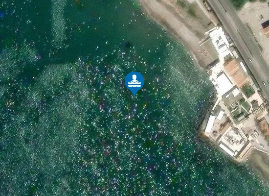 Satellite image of SPIAGGIA A SUD DEL PORTO ARECHI